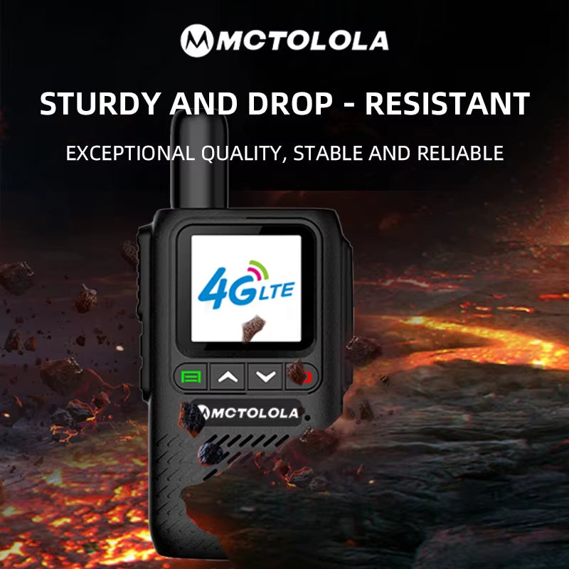 MOTOLOLA Global Walkie Talkie,4G/5G POC Remote Phone，Police Civilian Fleet (Free)5000Km Professional Radio Communicator 500Km