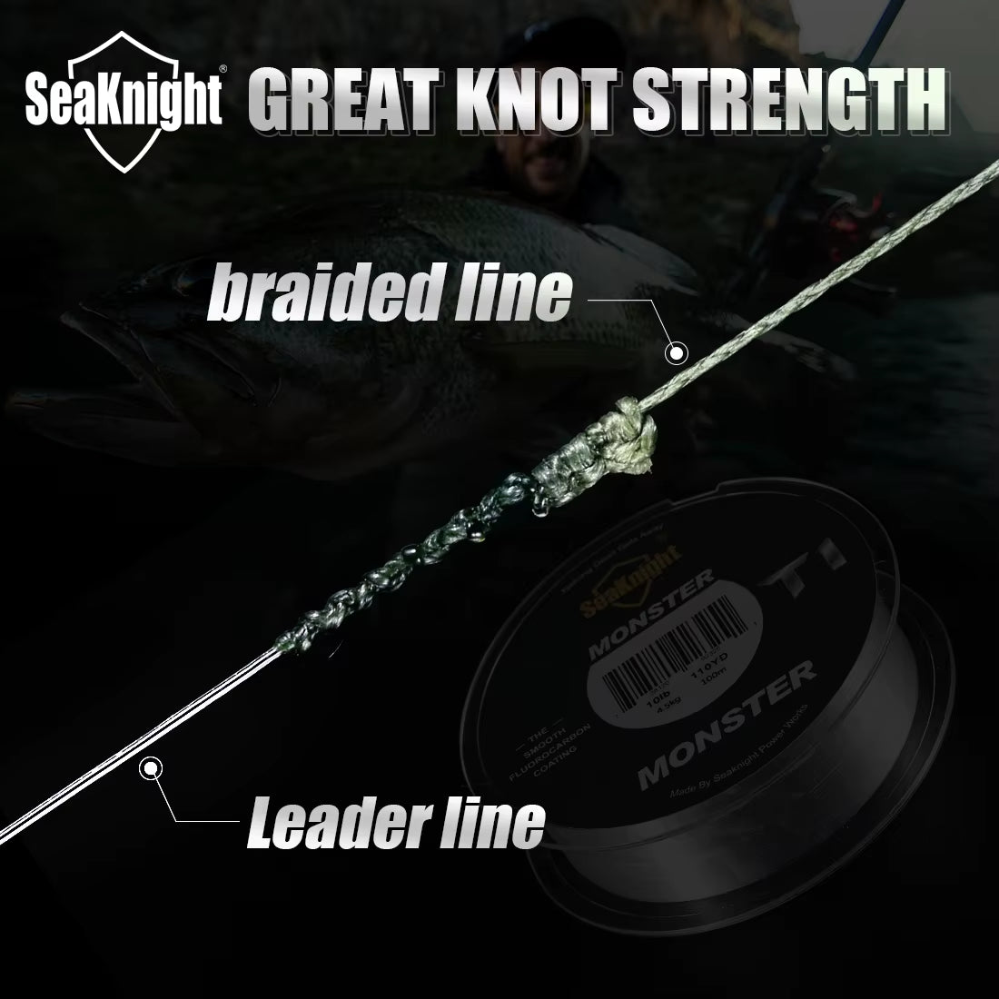 Brand Triposeidon Series 4 Strands 300M PE Braided Fishing Line 8-60LB Multifilament Fishing Line Smooth Carp Fishing